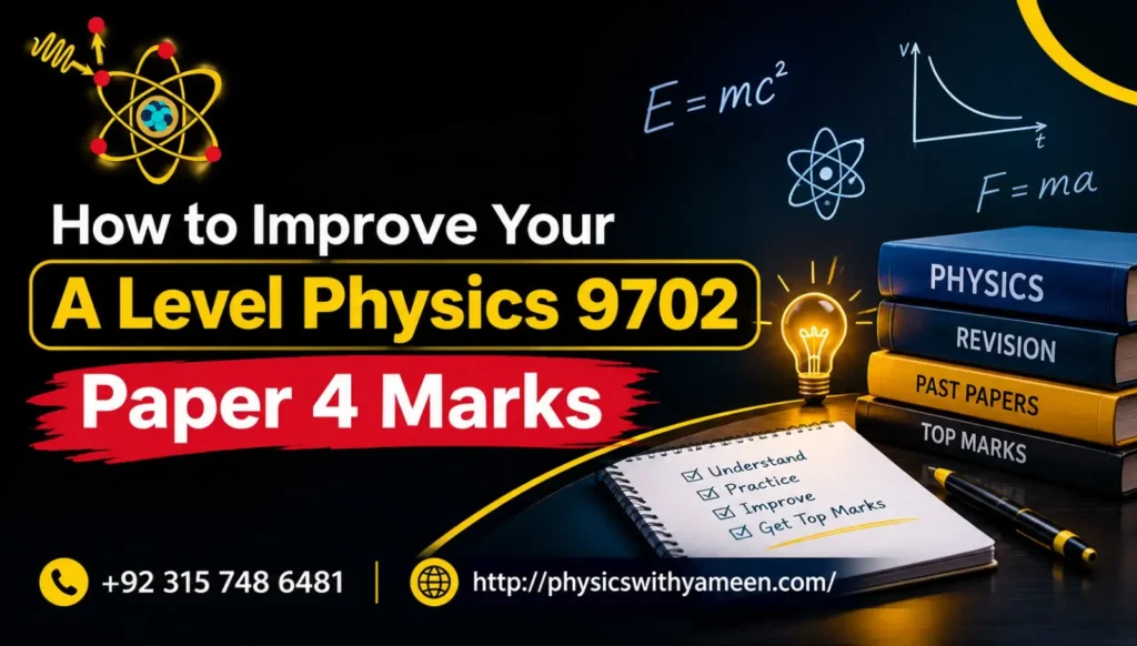 How to Improve A Level Physics 9702 Paper 4 Marks
